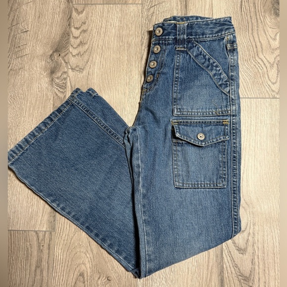 vintage y2k faded glory snap button cargo
jeans size girls 12 - Picture 2 of 6